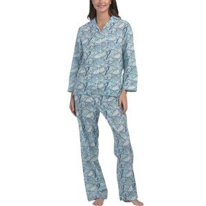 MAHOGANY 2pc Cotton Shells On The Beach Pajama Set